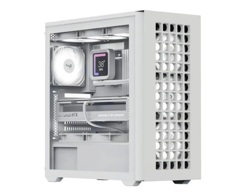 Корпус AeroCool D502A-G-WT-v1 White (ACCM-DS02043.21)
