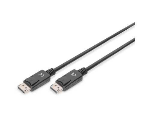 Кабель мультимедійний DisplayPort to DisplayPort 3.0m UHD 4K M/M Black Digitus (AK-340100-030-S)