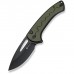 Ніж Sencut Squiggy, Black/Green G10, Darkwash (S24082A-2)