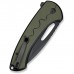 Ніж Sencut Squiggy, Black/Green G10, Darkwash (S24082A-2)