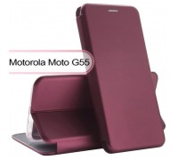 Чохол до мобільного телефона BeCover Exclusive Motorola Moto G55 Red Wine (713521)