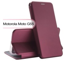 Чохол до мобільного телефона BeCover Exclusive Motorola Moto G55 Red Wine (713521)