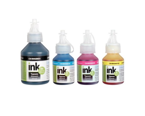 Чорнило ColorWay Brother BTD60BK/BT5000, 100ml+3х50ml BK/С/M/Y (CW-BW60SET01)