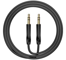 Кабель мультимедійний 3.5mm M to 3.5mm M 1.0m black BOROFONE (6974443389166)