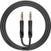 Кабель мультимедійний 3.5mm M to 3.5mm M 1.0m black BOROFONE (6974443389166)
