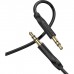 Кабель мультимедійний 3.5mm M to 3.5mm M 1.0m black BOROFONE (6974443389166)