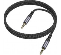 Кабель мультимедійний 3.5mm M to 3.5mm M 1.0m grey BOROFONE (6941991118968)