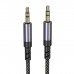 Кабель мультимедійний 3.5mm M to 3.5mm M 1.0m grey BOROFONE (6941991118968)