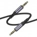 Кабель мультимедійний 3.5mm M to 3.5mm M 1.0m grey BOROFONE (6941991118968)