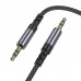 Кабель мультимедійний 3.5mm M to 3.5mm M 1.0m grey BOROFONE (6941991118968)