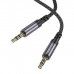 Кабель мультимедійний 3.5mm M to 3.5mm M 1.0m grey BOROFONE (6941991118968)