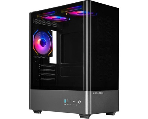 Корпус для ПК Prologix Lumi GM-01AB Glass Black