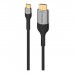 Кабель мультимедійний USB-C to HDMI M 1.8m grey Promate (mediacord-8k.grey)