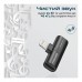 Перехідник Lightning M to 2xLightning F Audiо + Charge Promate (ihinge-lt.black)