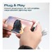 Перехідник Lightning M to 2xLightning F Audiо + Charge Promate (ihinge-lt.black)