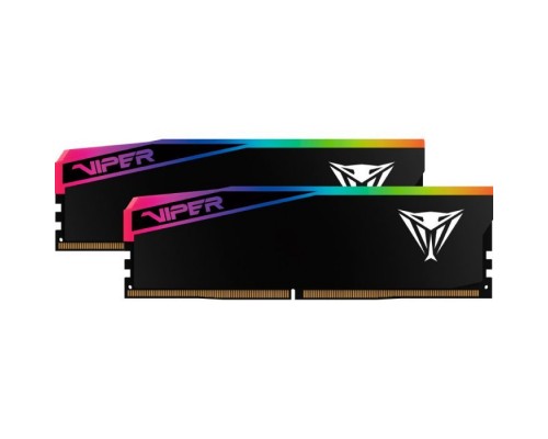 Модуль пам'яті для комп'ютера DDR5 32GB (2x16GB) 6400 MHz Viper Elite 5 Ultra RGB Patriot (VEUR532G6432K)