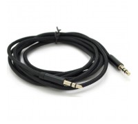 Кабель мультимедійний 3.5mm M to 3.5mm M 1.0m black VEGGIEG (YT-AUXGJ(M)/(M)-AB-1)