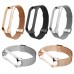 Ремінець до фітнес браслета BeCover Metal для Xiaomi Mi Smart Band 8 Rose Gold (709360)