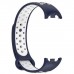 Ремінець до фітнес браслета BeCover Vents Style для Xiaomi Mi Smart Band 10 Blue-White (713632)