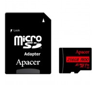 Карта пам'яті Apacer 256GB microSDXC class 10 UHS-I V10 A1 (AP256GMCSX10UB-R)