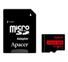 Карта пам'яті Apacer 256GB microSDXC class 10 UHS-I V10 A1 (AP256GMCSX10UB-R)
