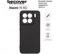 Чохол до мобільного телефона BeCover Xiaomi 15 5G Black (713781)