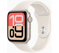Смарт-годинник Apple Watch SE 3 GPS 44mm Starlight Aluminium Case with Starlight Sport Band - M/L (MEHJ4RK/A)