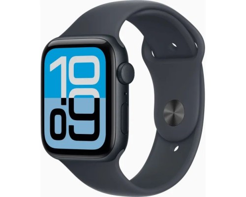 Смарт-годинник Apple Watch SE 3 GPS + Cellular 44mm Midnight Aluminium Case with Midnight Sport Band - S/M (MEPH4RK/A)