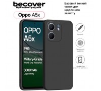 Чохол до мобільного телефона BeCover Silicone Oppo A5x 4G/5G Black (713788)