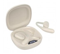 Навушники Choetech Open-ear з LED дисплеєм Beige (BH-T25-SK)