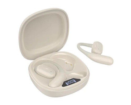 Навушники Choetech Open-ear з LED дисплеєм Beige (BH-T25-SK)