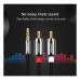 Кабель мультимедійний 3.5mm M to 2xRCA M 1.0m AV116 black Ugreen (10749)