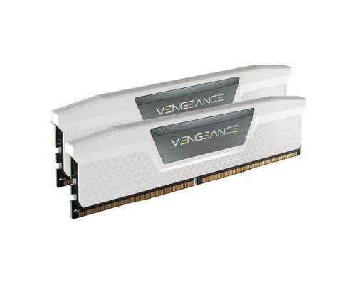 Модуль пам'яті для комп'ютера DDR5 32GB (2x16GB) 6400 MHz Vengeance White Corsair (CMK32GX5M2B6400Z36W)