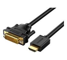 Кабель мультимедійний HDMI M to DVI M 2.0m HD106 black Ugreen (10135)