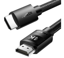 Кабель мультимедійний HDMI M to HDMI M 10.0m 4K30Hz braided HD119 black Ugreen (40104)