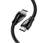 Кабель мультимедійний HDMI M to HDMI M 5.0m braided HD140 black Ugreen (80405)