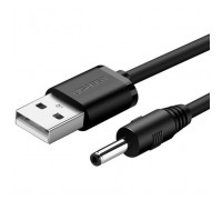 Кабель живлення USB to DC 3.5mm 5V 1.0m black Ugreen (10376)