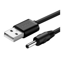 Кабель живлення USB to DC 3.5mm 5V 1.0m black Ugreen (10376)