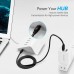 Кабель живлення USB to DC 3.5mm 5V 1.0m black Ugreen (10376)