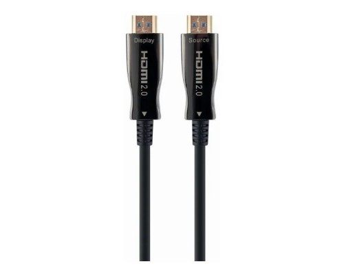 Кабель мультимедійний HDMI M to HDMI M 40.0m V2.0 4K 60Hz AOC Cablexpert (CCBP-HDMI-AOC-40M)