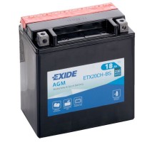 Акумулятор автомобільний EXIDE Акумулятор Мото EXIDE 18Ah Ев (-/+) (230EN) (д150*ш90*в160) ETX20CH-BS (ETX20CH-BS)