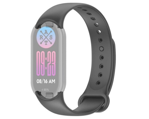 Ремінець до фітнес браслета Armorstandart для Xiaomi Smart Band 10/9/8 Platinum Grey (ARM86912)