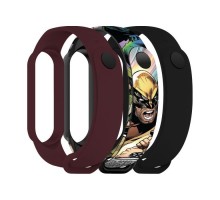 Ремінець до фітнес браслета Armorstandart комплект 3шт Xiaomi Mi Band 7/6/5 Wolverine comix (ARM77056)