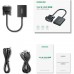 Перехідник VGA M to HDMI F CM513 black Ugreen (50945)