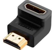 Перехідник HDMI M to HDMI F 90° corner Down HD112 black Ugreen (20109)