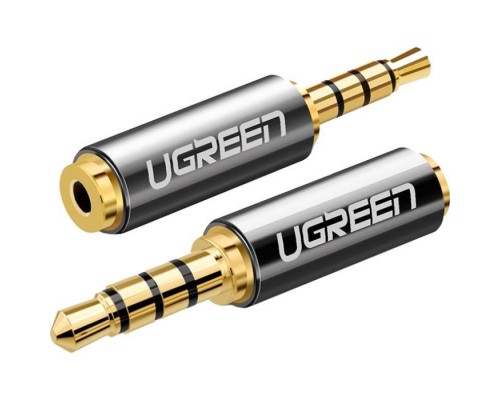 Перехідник 3.5mm M to 2.5mm F black Ugreen (20502)