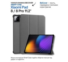 Чохол до планшета BeCover Smart Case Xiaomi Pad 8 / 8 Pro 11.2" Gray (714587)