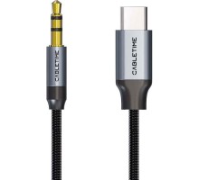 Кабель мультимедійний USB-C to 3.5mm M 1.0m Cabletime (CA915767)