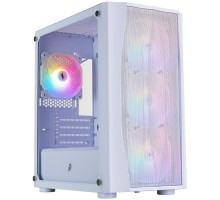 Корпус для ПК 1stPlayer X3-M-WH-4F1-W