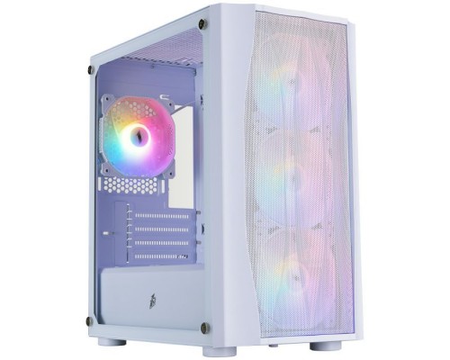 Корпус для ПК 1stPlayer X3-M-WH-4F1-W